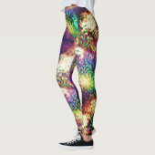 Schuppenfarbene Waagen oder Wassertropfen Leggings (Links)