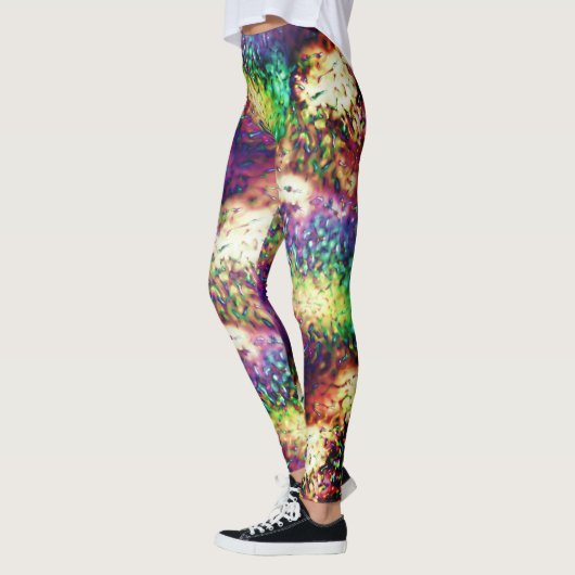 Schuppenfarbene Waagen oder Wassertropfen Leggings (Links)