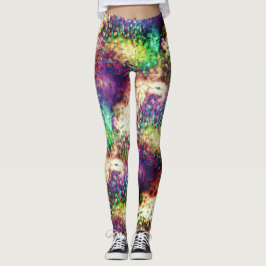 Schuppenfarbene Waagen oder Wassertropfen Leggings