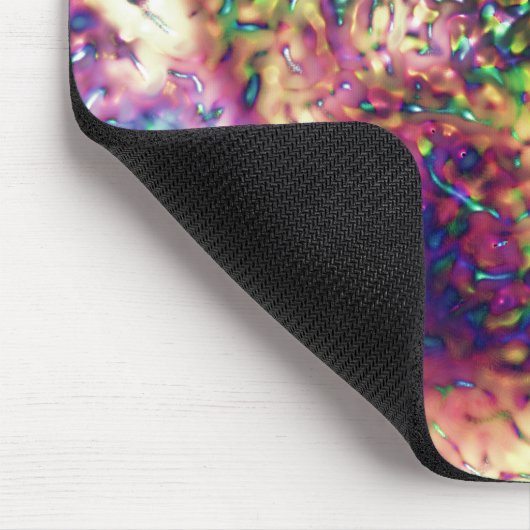 Schuppenfarbene Waagen oder Wassertropfen Mousepad (Ecke)