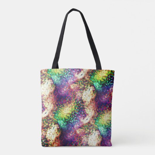 Schuppenfarbene Waagen oder Wassertropfen Tasche (Rückseite)