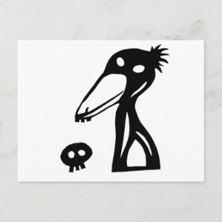 Schuppenflechte, Balaeniceps rex, Shoebird ハ シ ビ ロ Postkarte