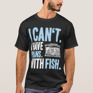 Schuppenloser Schwarzer Drachenfisch T-Shirt