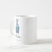 Schuppenstorch Kaffeetasse (Vorderseite Links)