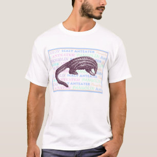 Schuppiger Anteater-/Pangolin-T - Shirt
