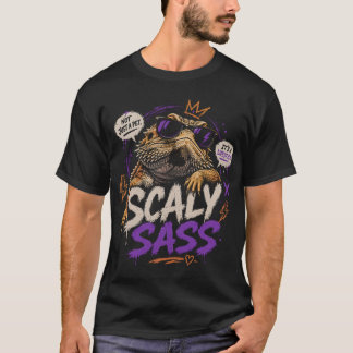 Schuppiger Sass Lustiger Bartagamen-Shirt T-Shirt