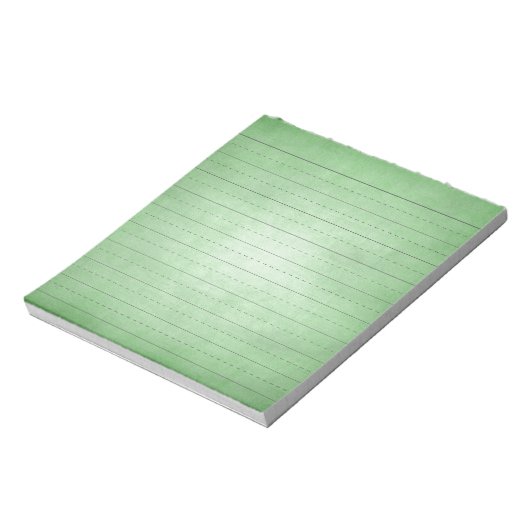 SCHUPPR GRÜNE SCHULE LINED PAPIER BILDUNG BACKGROU NOTIZBLOCK (Rotiert)