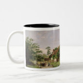 Schüren Sie Poges Kirche Zweifarbige Tasse (Links)