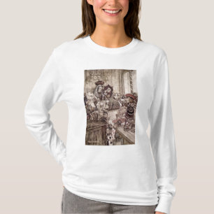 Schurke Arthurs Rackham   vor dem König und der T-Shirt