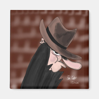 Schurke Cartoonfigur Magnet