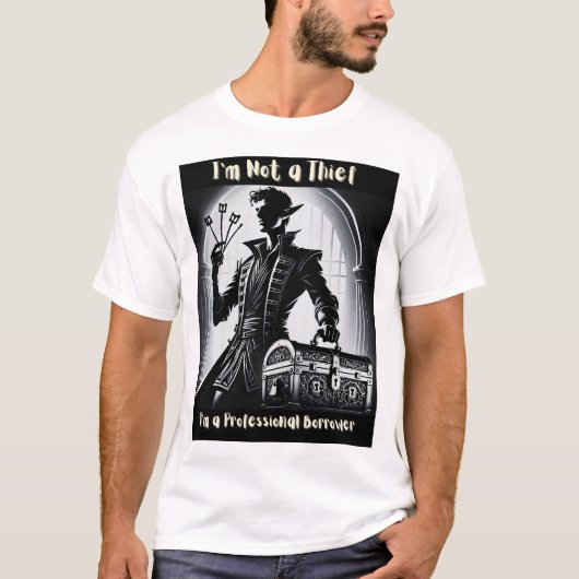 Schurke Dieb DnD T-Shirt (Vorderseite)