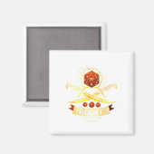 Schurke Fantasy Gamer Rpg Cl  Magnet (Vorderseite/Rückseite)