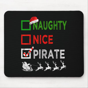 Schurke Schicker Pirat Weihnachten Schlafanzug Lus Mousepad