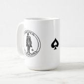 Schurke schwarz und weiß kaffeetasse (Vorderseite Links)