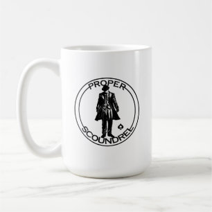 Schurke schwarz und weiß kaffeetasse