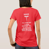 Schurke Taschendieb Du T-Shirt (Rückseite)