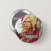 Schurken- Jäger-Knopf Button (Vorne & Hinten)