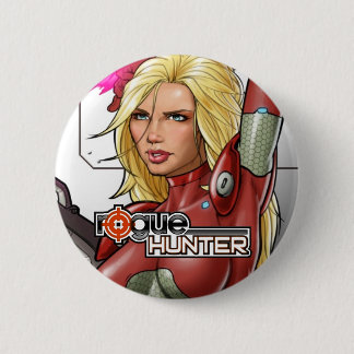 Schurken- Jäger-Knopf Button