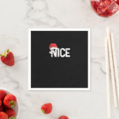 Schurken oder Schatz passende Weihnachtsdesign lus Serviette (Beispiel)