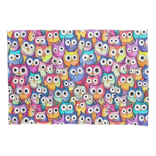 Schurkengeflechte niedliches weißes Waldmuster Kissenbezug (Vorderseite)