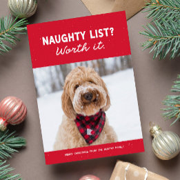 Schurkenliste lustig süß rot Weihnachten