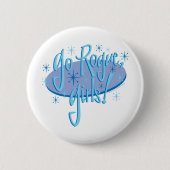 Schurkenmädchen Button (Vorderseite)