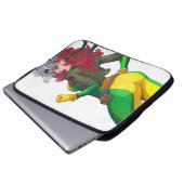 Schurkin Laptopschutzhülle (Vorne Knopf)