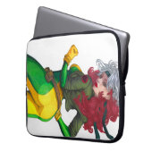 Schurkin Laptopschutzhülle (Vorderseite Links)
