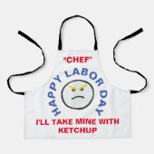 Schürze am Arbeitstag (Vorderseite)