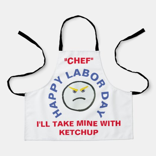 Schürze am Arbeitstag (Vorderseite)