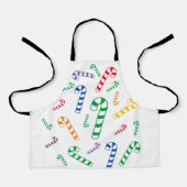 Schürze (Au) - Kanonen aus gestreiftem Candy (Vorderseite)