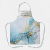 Schürze aus blauem Marmor (Vorderseite)