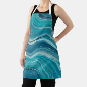 Schürze aus grünem und bläulichem Marmor (InSitu)