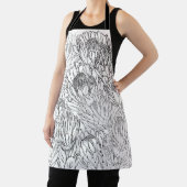 Schürze aus schwarzem und weißem Anstrich (InSitu)