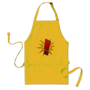 Schürze ! Ausrufezeichen !
