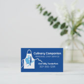 Schürze Backofen Mitt Geschirr... Visitenkarte (Stehend Vorderseite)