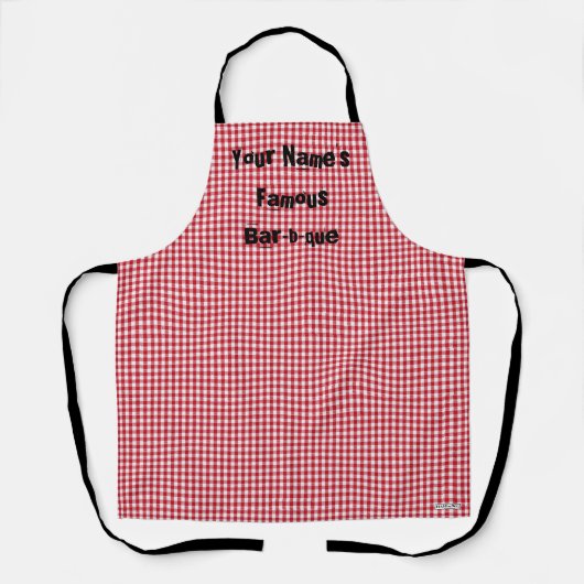 Schürze Barbecue - Personalisiert - HAMbyWG (Vorderseite)