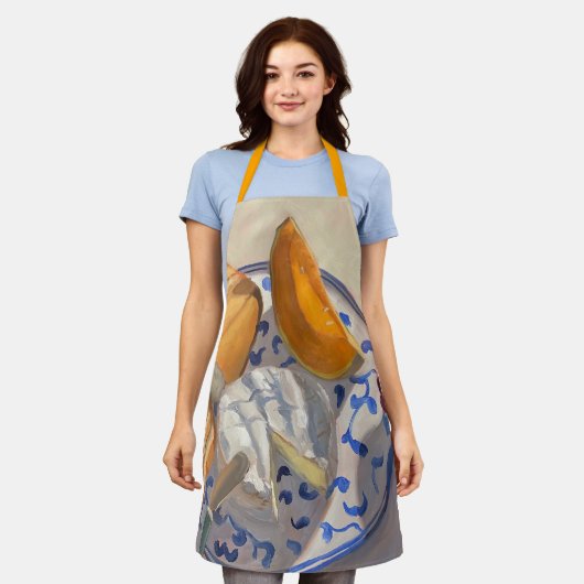 Schürze Brie und Brot (Getragen)