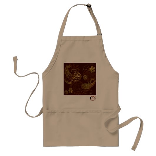 Schürze Browns Paisley (Vorne)