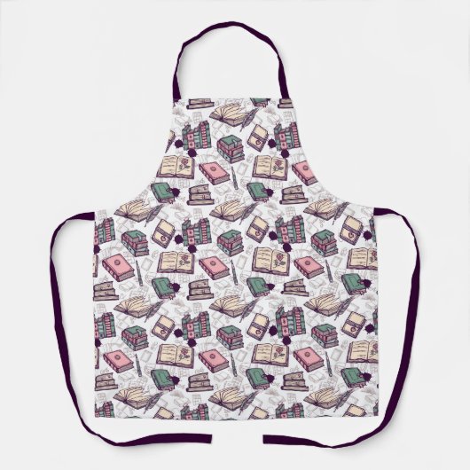 Schürze Buchliebhaber (Vorderseite)