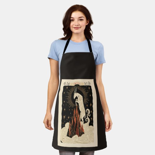 Schürze Capricorn Celestial (Getragen)