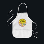 Schürze Children Zeevie and Friends for Hanukkah Y<br><div class="desc">Eine Hanukkah Gelb und Rosa, Schürze der Kinder. Diese "Zeevie and Friends" Schürze ist ein wunderbares Geschenk für jedes Kind dieser Chanukah. Nutzen Sie es zum Backen, zum Handwerk oder zum Spielen, um einen Kindertag zu machen! Personalisieren Sie, indem Sie Text löschen und Ihre eigenen hinzufügen. Wählen Sie Ihren bevorzugten...</div>
