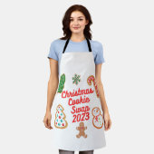 Schürze-Cookie-Swap 2023 - Drucken Schürze (Getragen)