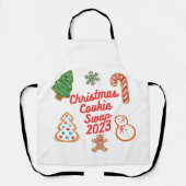 Schürze-Cookie-Swap 2023 - Drucken Schürze (Vorderseite)