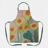 Schürze der abstrakten Sonnenblumen (Vorderseite)