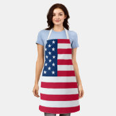 Schürze der amerikanischen Flagge Patriotic (Getragen)