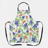 Schürze der Bluebonnet-Wildblume und der indischen (Vorderseite)