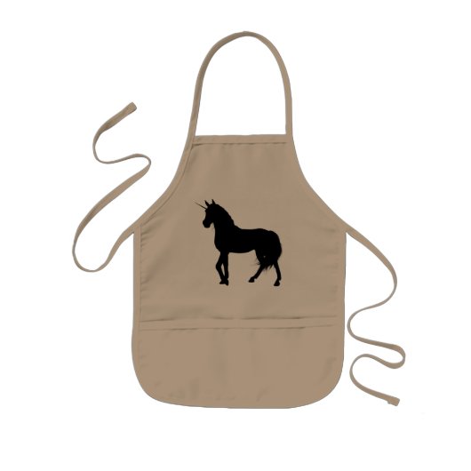 Schürze der Einhorn-Silhouette (Vorne)