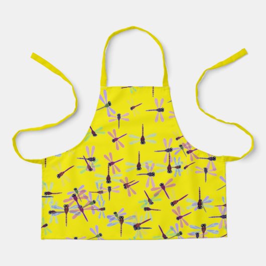 Schürze der farbenfrohen Libellen (Vorderseite)