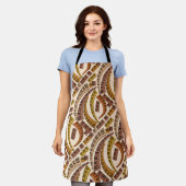 Schürze der geschwungenen Klaviertasten (Getragen)